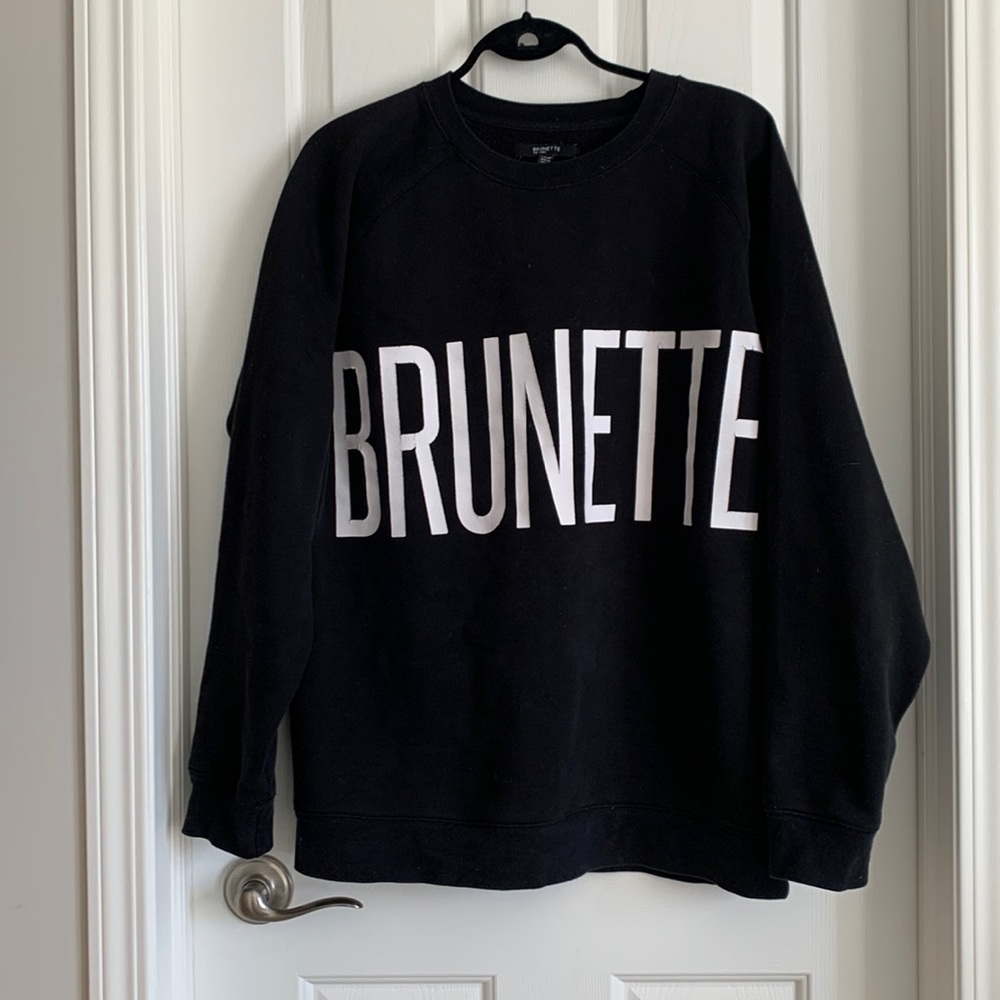 Brunette crewneck sweater
